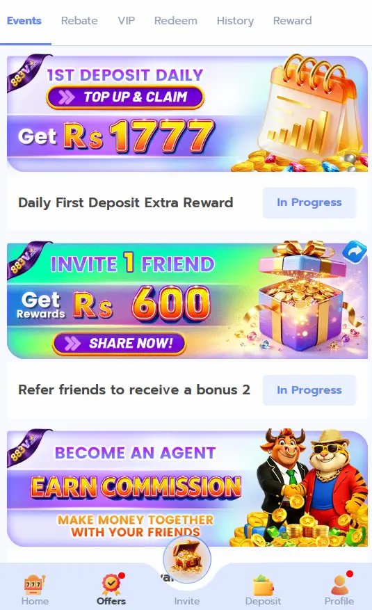 883V Game Rewards
